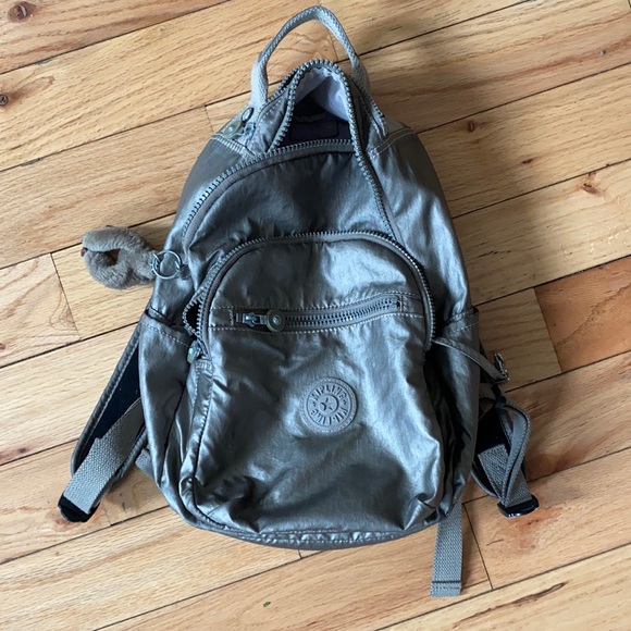Kipling Pewter Backpack - Picture 1 of 6